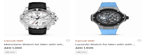 Cerruti 1881 Watches