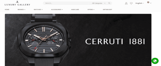 Cerruti 1881 Website