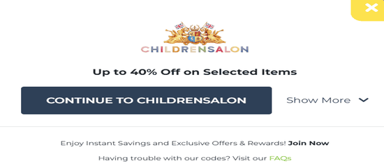 Childrensalon Copy Code
