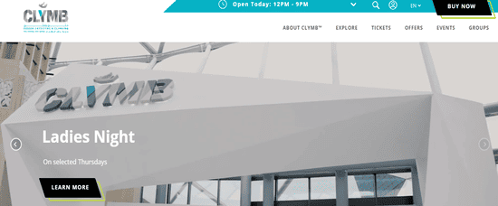 Check Clymb Abu Dhabi Website