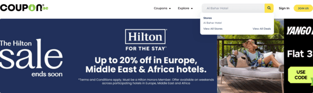Al Bahar Hotels Search Store
