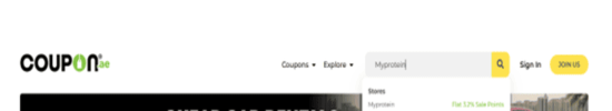 Myprotein Search Store
