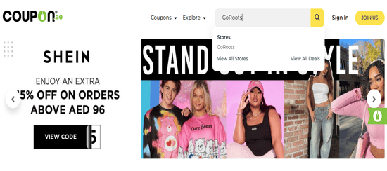Roots Search Store