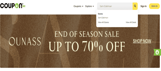 Sam Edelman Search Store