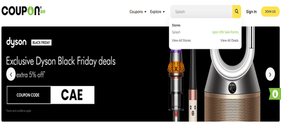 Splash Hotel Search Store