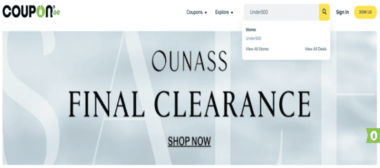 Under500 Search Store