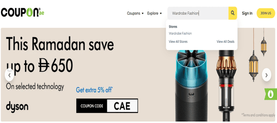 Wardrobe Fashion Search Store