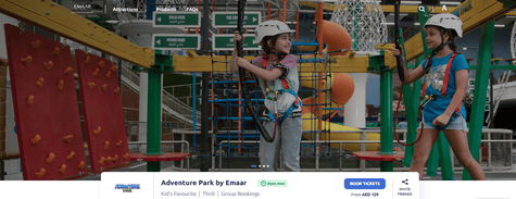 Emaar Entertainment Adventure Park by Emaar