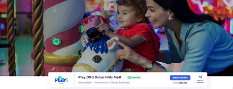 Emaar Entertainment Play DXB Dubai Hills Mall