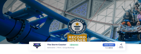Emaar Entertainment The Storm Coaster