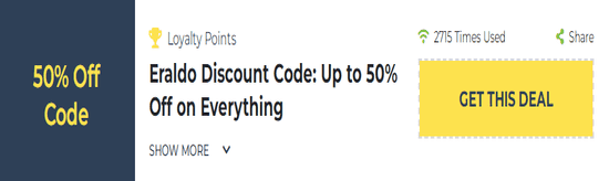 Eraldo Show Coupon
