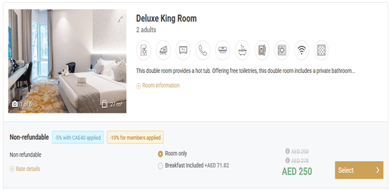 Products of eStay Hotel