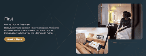 Etihad Airways First Class