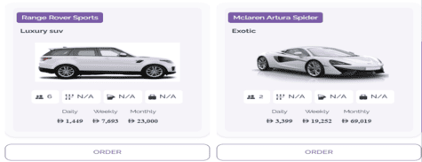 eZhire Luxury Car Rental Dubai