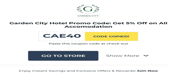 Garden City Hotel Dubai Copy Code