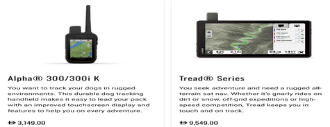 Garmin Outdoor Recreation