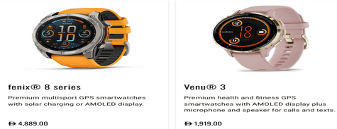 Garmin Smartwatches