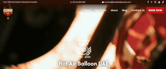 Hot Air Balloon Website