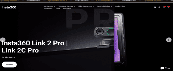 Insta360 Website