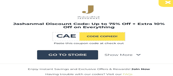 Jashanmal Copy Promo