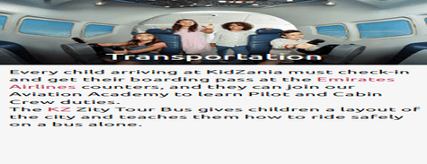 KidZania Transportation