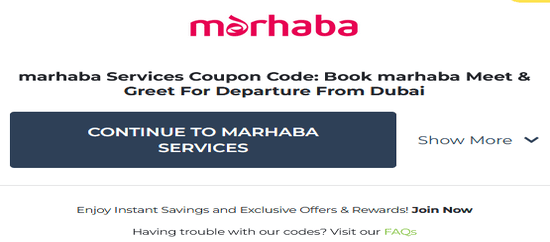 Marhaba Service Copy Promo
