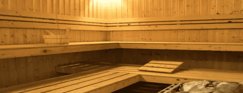 Metropolitan Hotel Dubai Sauna Room & Steam Room