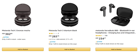 Motorola True Wireless Earbuds