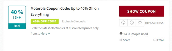 Motorola Promo Code