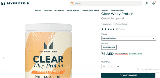 Myprotein Product