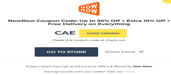 NowNow Apply Coupon