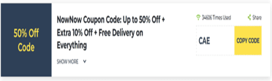 NowNow Show Coupon
