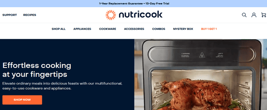 Nutricook Website