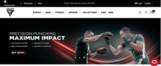 RDX Sports Website