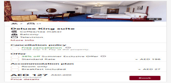 Products of Red Castle Hotel