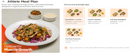 Right Bite Athlete Meal Plan