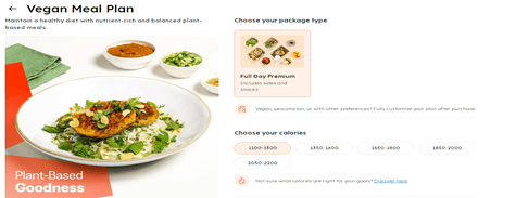 Right Bite Vegan Meal Plan