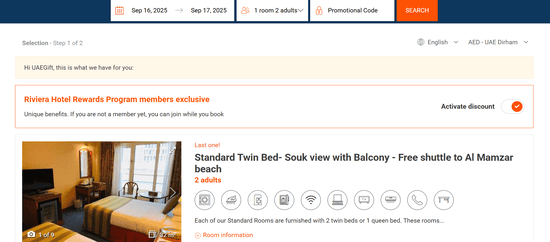 Apply Riviera Hotel Dubai Promo