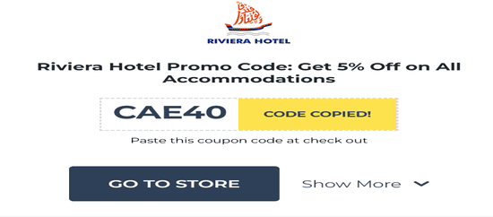 Riviera Hotel Dubai Copy Code