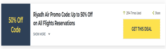 Riyadh Air Show Coupon