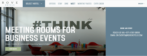 Rove Hotels Meetings