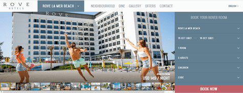 Rove Hotels Rove La Mer Beach