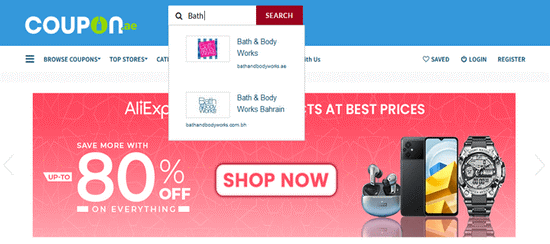 Search Bath & Body