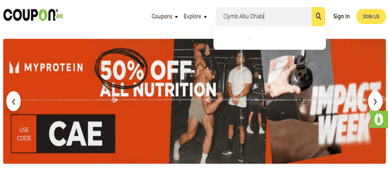  Search Clymb Abu Dhabi Coupon