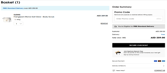 Sephora Apply Coupon