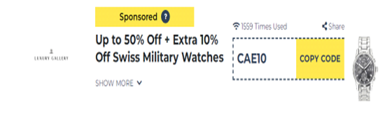 Swiss Military Hanowa Show Coupon