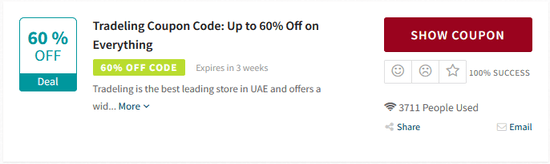 Promo Tradeling Code
