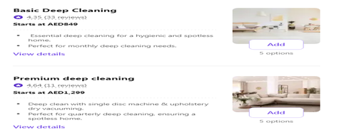 Urban Company Deep Cleaning