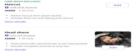 Urban Company Men’s Salon