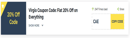Promo Virgio Code